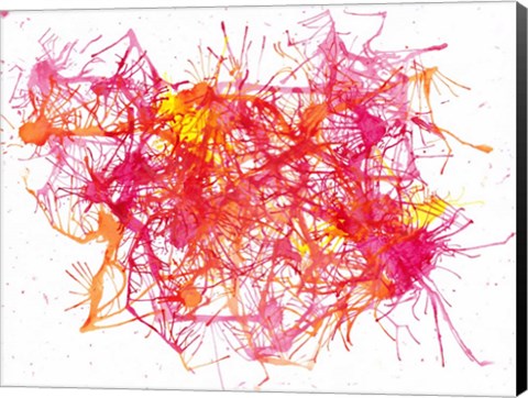 Framed Splatters 2 Print