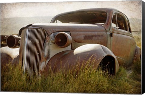 Framed Bodie Junkyard Chevy Print