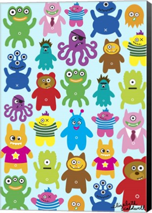 Framed Monsters and Aliens Print