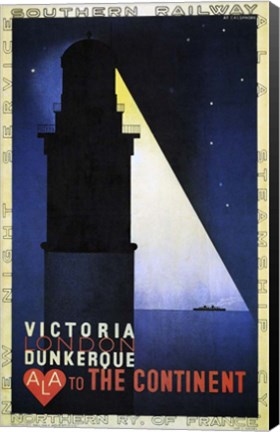 Framed Victoria London Dunkerque Print