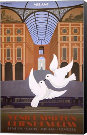 Framed Venice Simplon Orient Express Print
