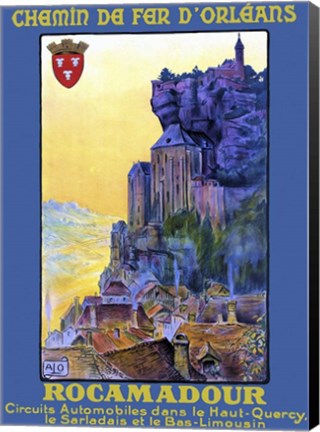 Framed Chemin De Fer D'Orleans Print