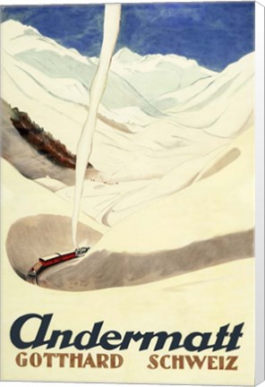 Framed Andermatt Print