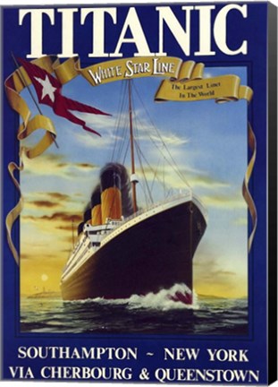 Framed Titanic Print