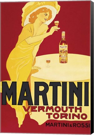 Framed Martini Print