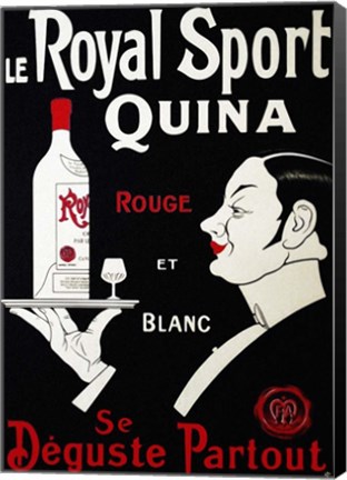 Framed Le Royal Sport Quina Print