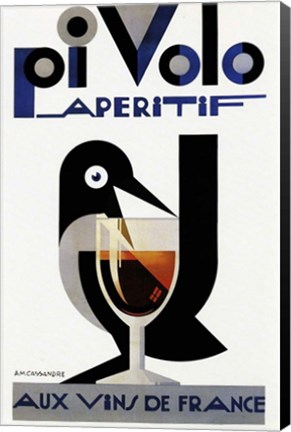 Framed Pi Volo Aperitif Print