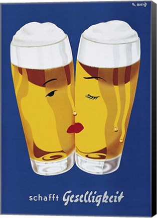 Framed Geselligkeit Print