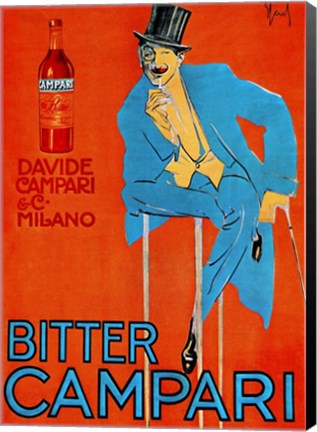 Framed Bitter Campari Print
