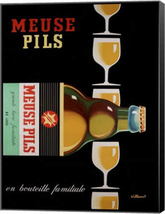 Framed Meuse Pils Print