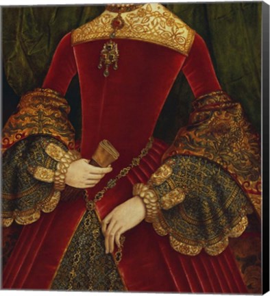 Framed Red Dress Print