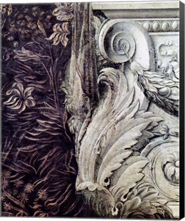 Framed DaVinci Cornice 1 Print