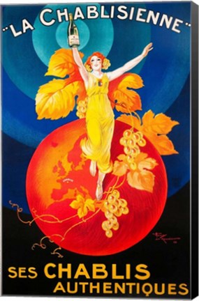 Framed La Chablisienne Print