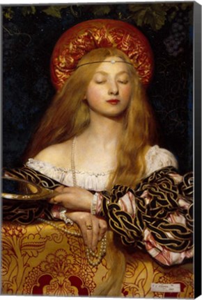 Framed Cowper Vanity 1907 Print