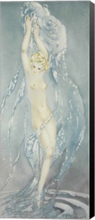 Framed Deco Nude Print