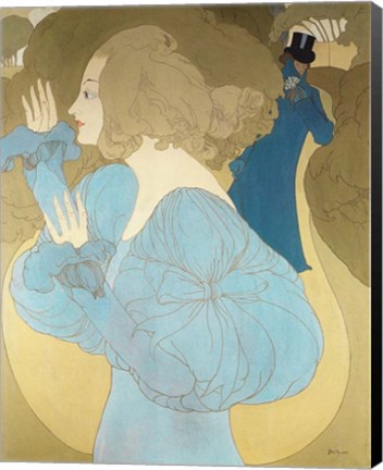 Framed De Feure Follower Print