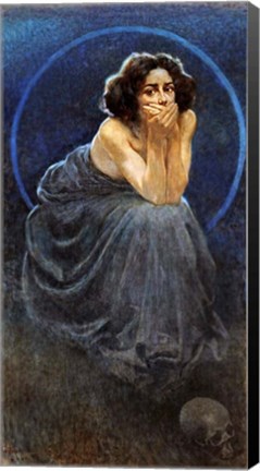 Framed Giorgio Kienerk Lenigma Umano Print