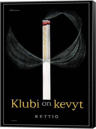 Framed Klubi on Kevyt Print
