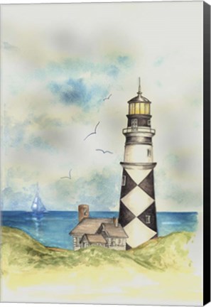 Framed Lighthouse 1 Print