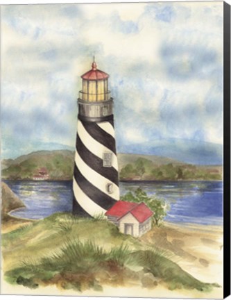 Framed Lighthouse 3 Print
