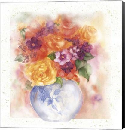 Framed Rosas Amar Print