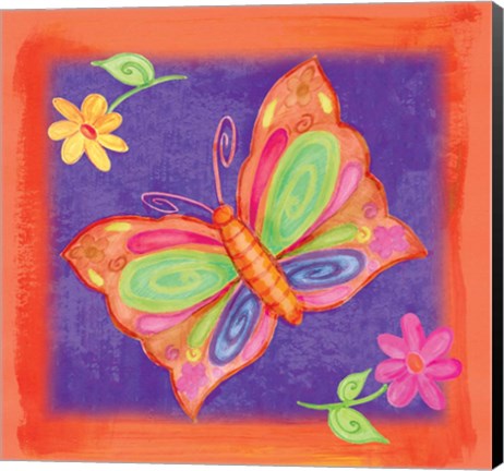 Framed Butterfly 1 Print