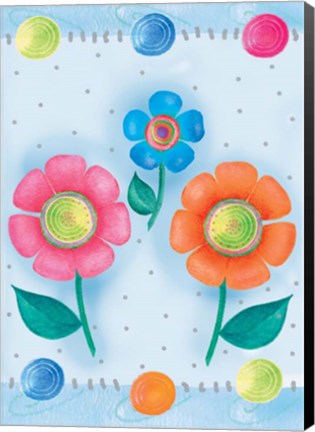 Framed Happy Flower Print