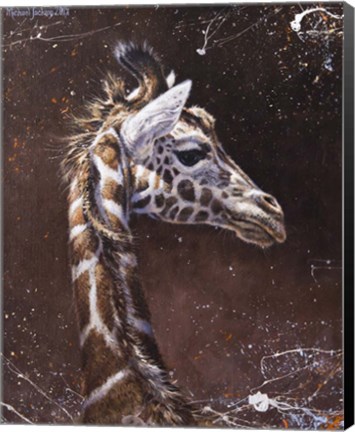 Framed Giraffe Print
