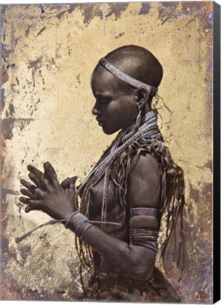 Framed Tribal Dress Print