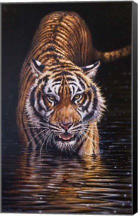Framed Tiger Print