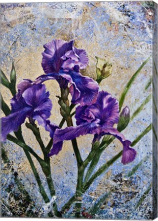 Framed Violet Flowers Print
