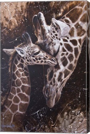 Framed Mother and Baby Print