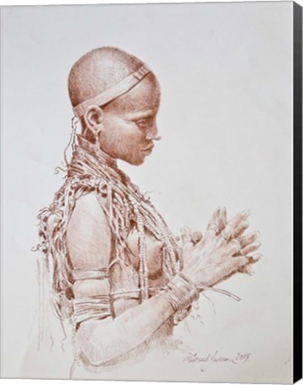 Framed Praying Print