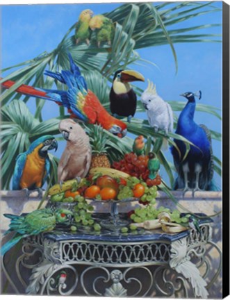 Framed Who Let The Birds Out Print