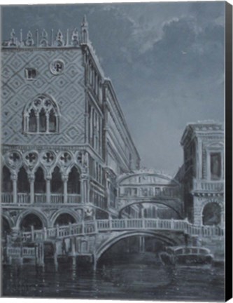 Framed Venice Facade Print