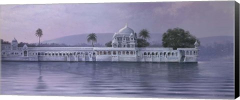 Framed Saijangargh Lake Palace Print