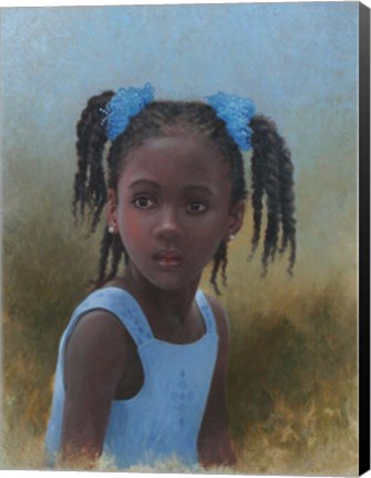Framed Girl 1 Print
