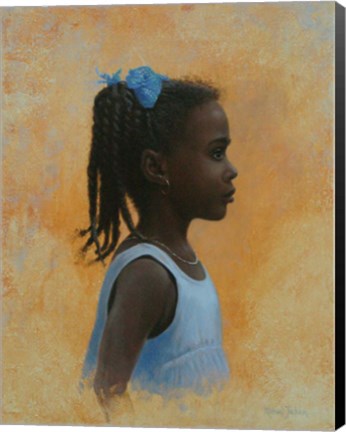 Framed Girl 2 Print