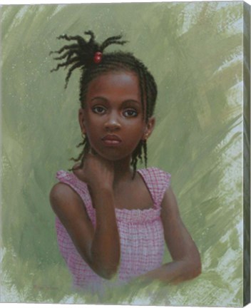 Framed Girl 3 Print
