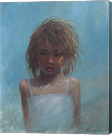 Framed Girl 4 Print