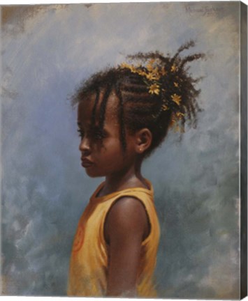 Framed Yellow Girl Print