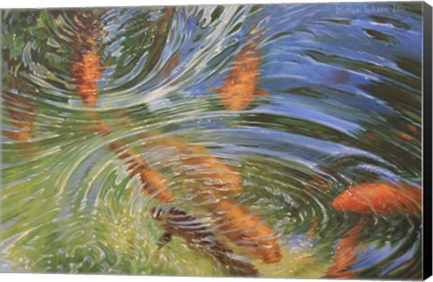 Framed Ripples Print