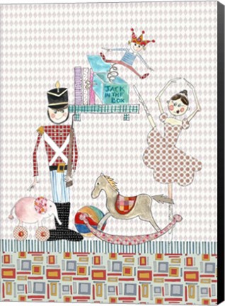 Framed Steadfast Tin Soldier And His Ballerina Print