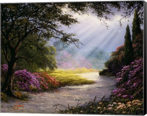Framed Bright Rays Print