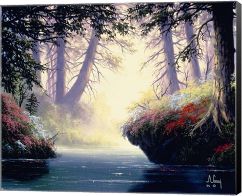 Framed On the Water&#39;s Edge Print