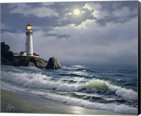 Framed Lighthouse Print