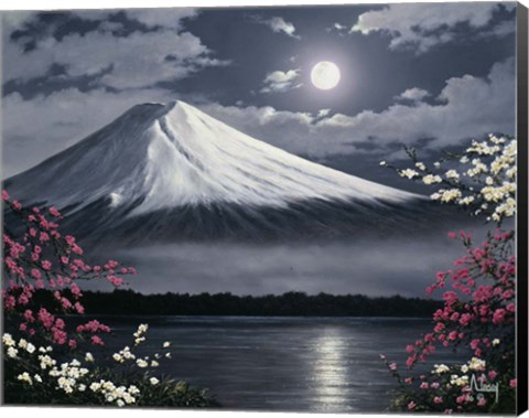 Framed Snow Capped Print