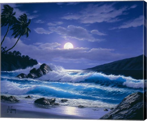 Framed Moon Rising Print