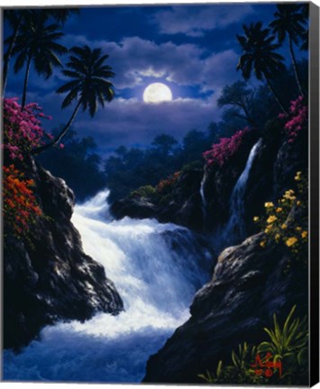 Framed By the Moon&#39;s Light Print