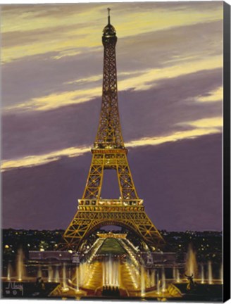 Framed Eiffel Print